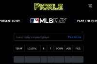 MLB pickle
